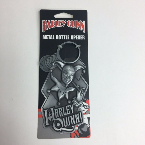 Harley Quinn Metal Bottle Opener DC Comics Batman 5" Superheroes Villains Icup - Picture 5 of 12